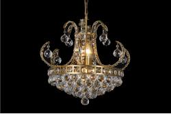 Crystal Chandelier Sara 6 light (bronze) Crystal Chandelier Sara 6 light (bronze)