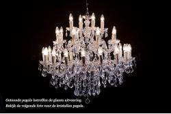Crystal Chandelier Maria Theresa in chrome 28 lights - Ø95cm Crystal Chandelier Maria Theresa in chrome 28 lights - Ø95cm