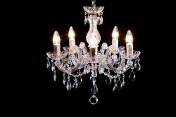 Chandelier Maria Theresa in gold 5 lights - Ø45cm Chandelier Maria Theresa in gold 5 lights - Ø45cm