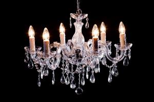 Chandelier Maria Theresa in gold 6 lights - Ø60cm