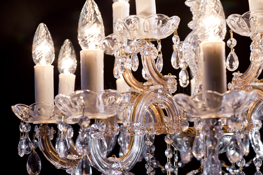 Crystal Chandelier Maria Theresa in gold 15 lights - Ø60cm - Crystal chandeliers