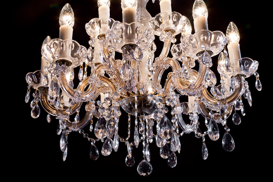 Chandelier Maria Theresa in gold 15 lights - Ø60cm - Marie Therese chandeliers