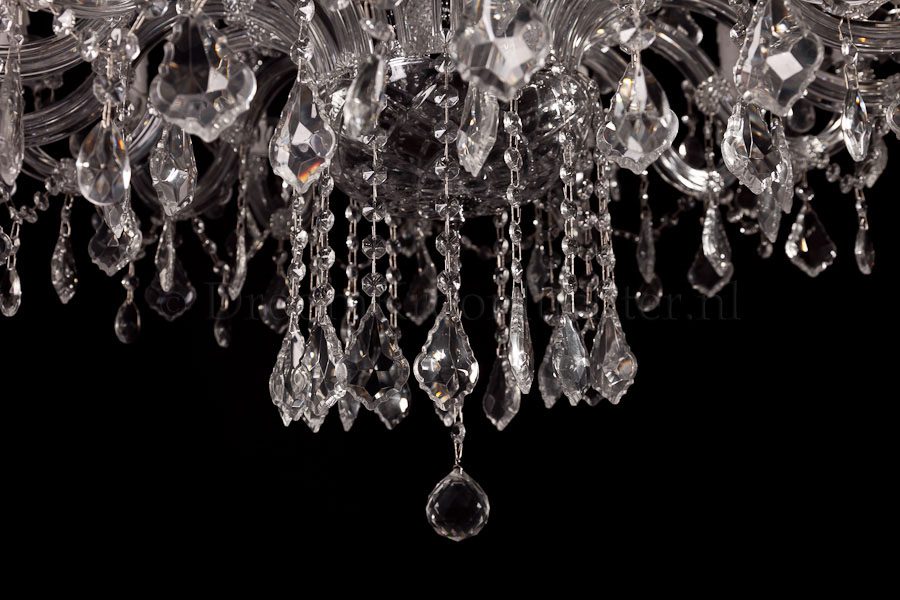 Chandelier Maria Theresa in chrome 28 lights - Ø95cm - Marie Therese chandeliers