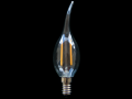 LED Kaarslamp helder tip 1.8 Watt 2500K (dimbaar)