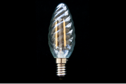 LED Candle E14 clear twisted 1.8 Watt 2500K (dimmable) LED Candle E14 clear twisted 1.8 Watt 2500K (dimmable)