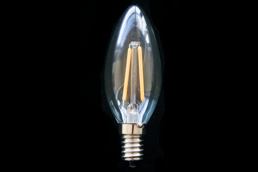 LED Candle E14 clear standard 1.8 Watt 2500K (dimmable) - Bulbs