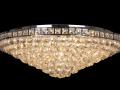 Plafondlamp Amanda 12 lichts chroom kristal - 75cm