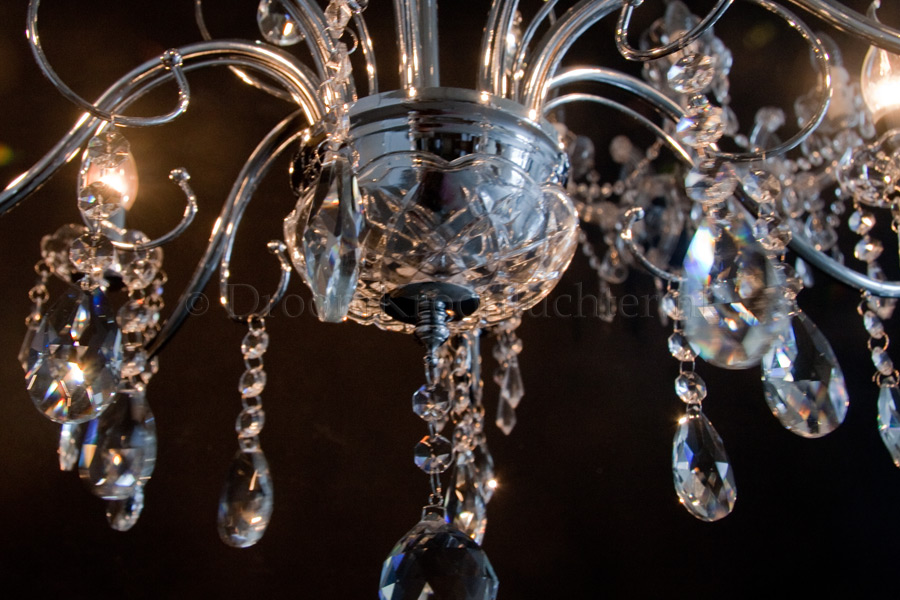 Crystal Chandelier Ricci 8 light (chrome) - Modern chandeliers